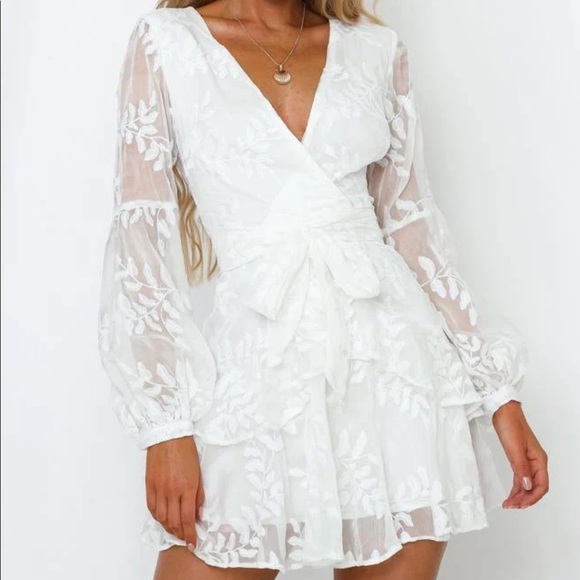 I HEARD A RUMOUR DRESS WHITE - Picture 2 of 7